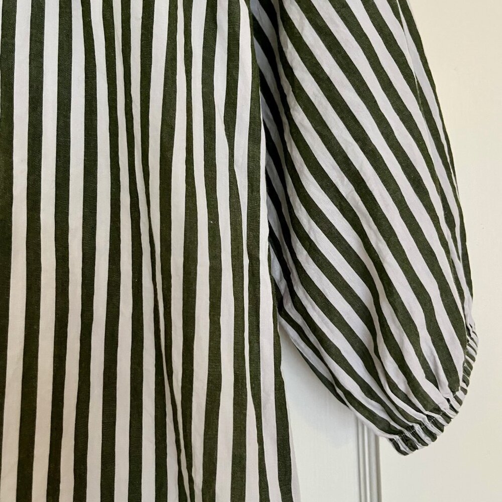 Melrose and Market Striped Cotton Poplin Mini Dress | Size XS - Picture 5 of 9